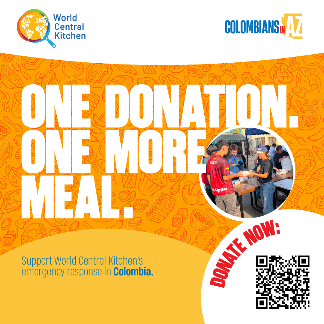 Gráfico de campaña una donación una comida más